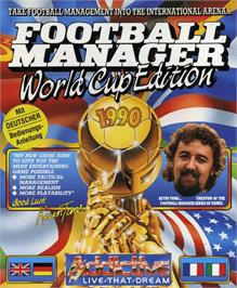 Box cover for Football Manager - World Cup Edition on the Commodore Amiga.