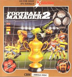 Box cover for Football Manager 2 on the Commodore Amiga.