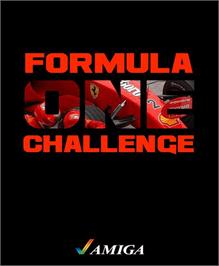 Box cover for Formula One Challenge on the Commodore Amiga.