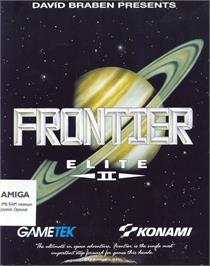Box cover for Frontier - Elite 2 on the Commodore Amiga.