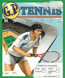 Box cover for G.P. Tennis Manager on the Commodore Amiga.