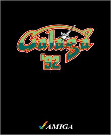 Box cover for Galaga '92 on the Commodore Amiga.