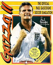 Box cover for Gazza 2 on the Commodore Amiga.