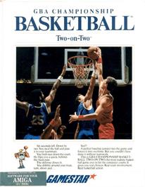 Box cover for Gba Championship Basketball - Two-on-two on the Commodore Amiga.