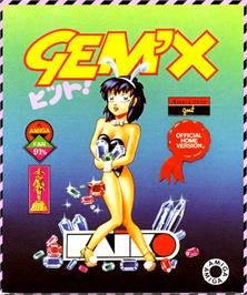 Box cover for Gem'X on the Commodore Amiga.