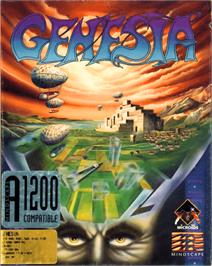 Box cover for Genesia on the Commodore Amiga.