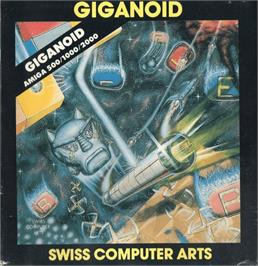 Box cover for Giganoid on the Commodore Amiga.