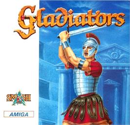 Box cover for Gladiators on the Commodore Amiga.