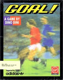 Box cover for Goal! on the Commodore Amiga.