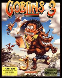 Box cover for Goblins 3 on the Commodore Amiga.
