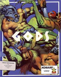 Box cover for Gods on the Commodore Amiga.