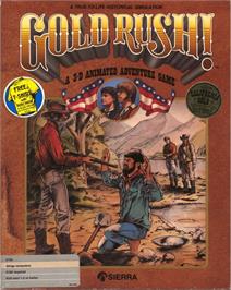 Box cover for Gold Rush! on the Commodore Amiga.