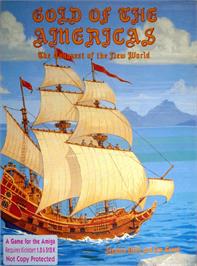 Box cover for Gold of the Americas: The Conquest of the New World on the Commodore Amiga.