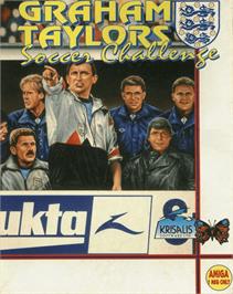 Box cover for Graham Taylor's Soccer Challenge on the Commodore Amiga.