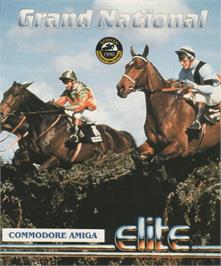 Box cover for Grand National on the Commodore Amiga.