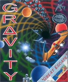 Box cover for Gravity on the Commodore Amiga.