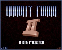 Box cover for Gravity Force 2 on the Commodore Amiga.