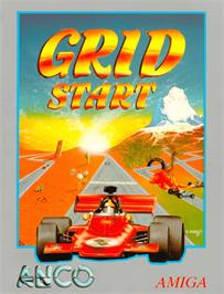 Box cover for Grid Start on the Commodore Amiga.