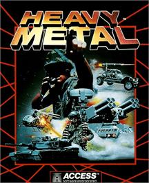 Box cover for Heavy Metal on the Commodore Amiga.