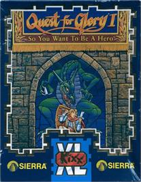 Box cover for Hero's Quest: So You Want To Be A Hero on the Commodore Amiga.