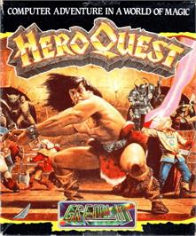 Box cover for HeroQuest on the Commodore Amiga.