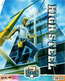 Box cover for High Steel on the Commodore Amiga.