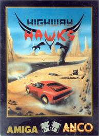 Box cover for Highway Hawks on the Commodore Amiga.
