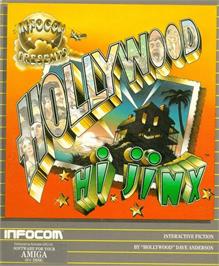 Box cover for Hollywood Hijinx on the Commodore Amiga.