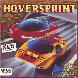 Box cover for Hoversprint on the Commodore Amiga.