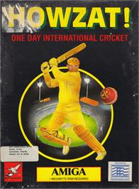 Box cover for Howzat! One Day International Cricket on the Commodore Amiga.