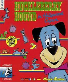 Box cover for Huckleberry Hound in Hollywood Capers on the Commodore Amiga.