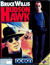 Box cover for Hudson Hawk on the Commodore Amiga.