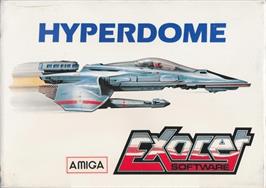 Box cover for Hyperdome on the Commodore Amiga.