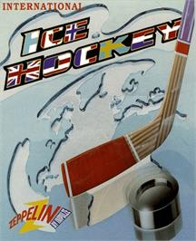 Box cover for International Ice Hockey on the Commodore Amiga.
