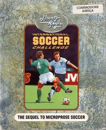 Box cover for International Soccer Challenge on the Commodore Amiga.