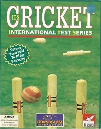 Box cover for Its Cricket - International Test Series on the Commodore Amiga.