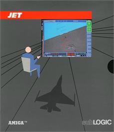 Box cover for Jet on the Commodore Amiga.