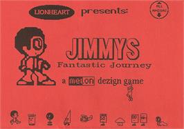 Box cover for Jimmy's Fantastic Journey on the Commodore Amiga.