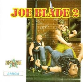 Box cover for Joe Blade 2 on the Commodore Amiga.