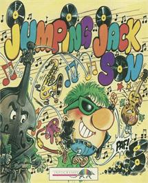 Box cover for Jumping Jack Son on the Commodore Amiga.