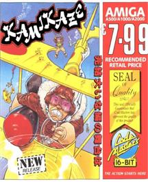 Box cover for Kamikaze on the Commodore Amiga.