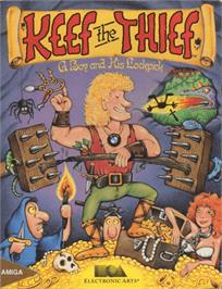Box cover for Keef the Thief: A Boy and His Lockpick on the Commodore Amiga.