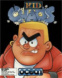 Box cover for Kid Chaos on the Commodore Amiga.