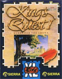 Box cover for King's Quest I - Quest For The Crown (enhanced) on the Commodore Amiga.
