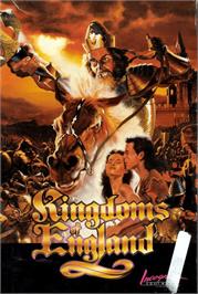Box cover for Kingdoms Of England on the Commodore Amiga.