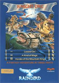 Box cover for Knight Orc on the Commodore Amiga.