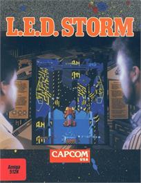 Box cover for L.E.D. Storm on the Commodore Amiga.