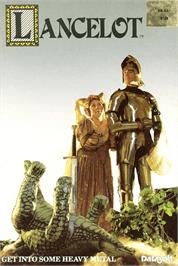 Box cover for Lancelot on the Commodore Amiga.