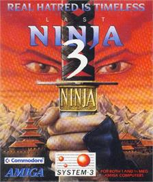 Box cover for Last Ninja 3 on the Commodore Amiga.