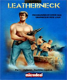 Box cover for Leather Neck on the Commodore Amiga.